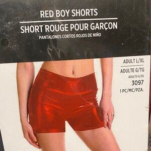 Women's Red boy shorts